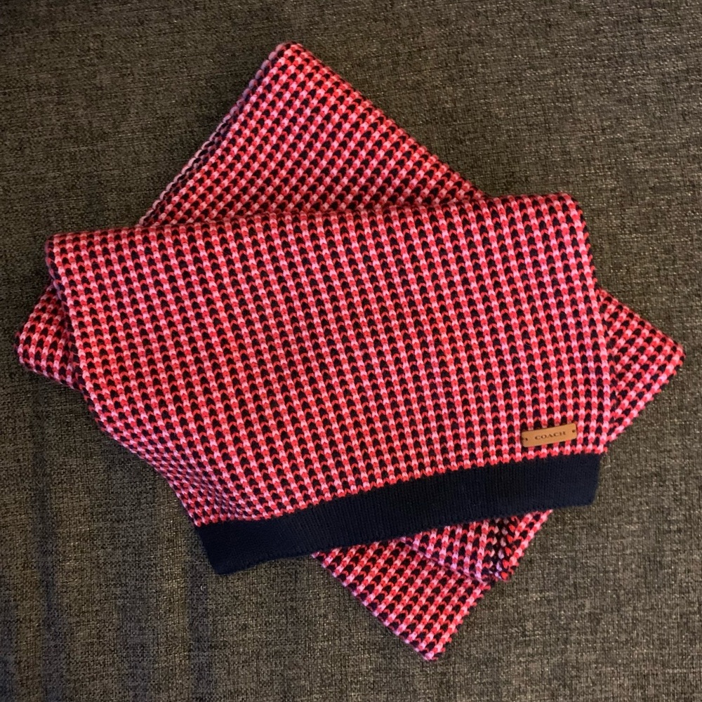 🧣 Coach Knitted Scarf NWOT 🧣